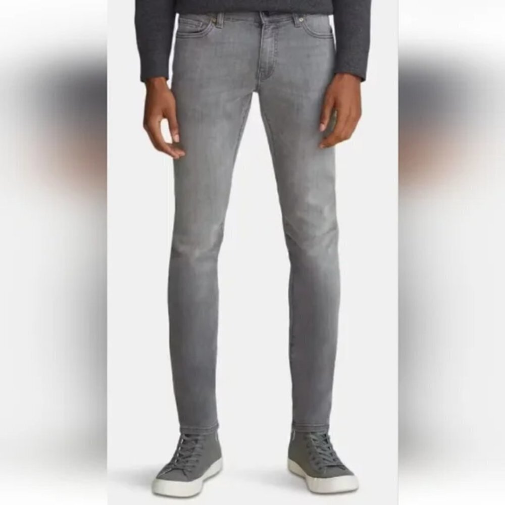 Warp Weft Jeans AMS‎ Amsterdam Slim Fit Stretch Denim Smoke Gray
